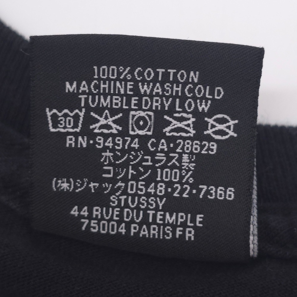 Stussy 8 Ball Corp Graphic Tee Black Streetwear Mens Small - Picture 6 of 8